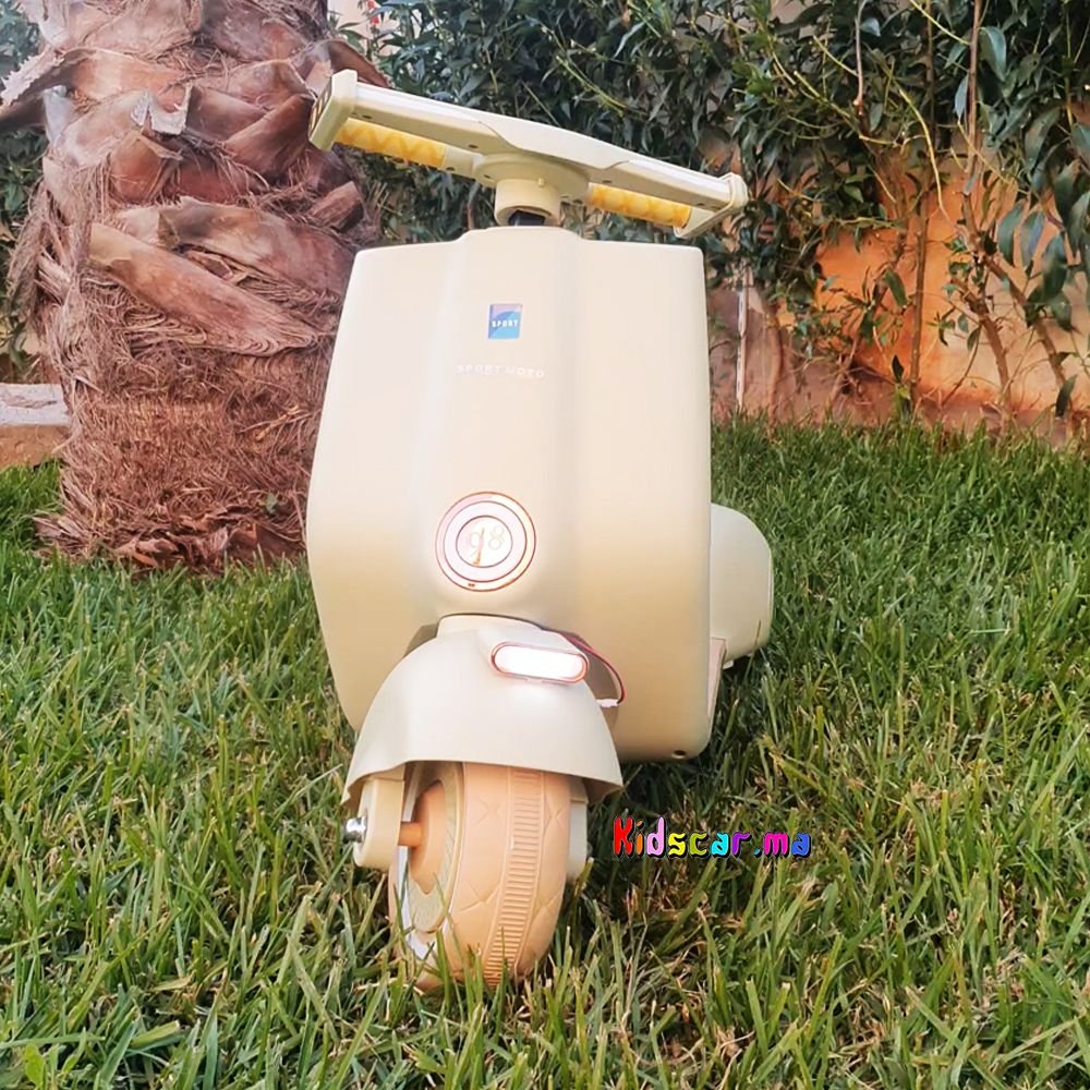 Style Vespa Matte Finish Ride On Scooty